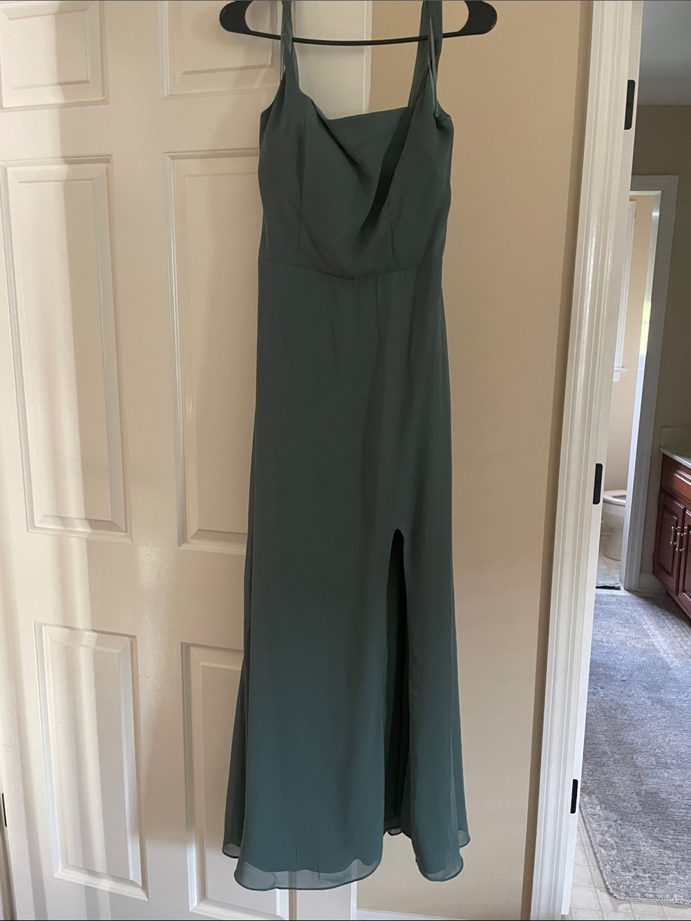 Kennedy blue eucalyptus bridesmaid dress size 4
